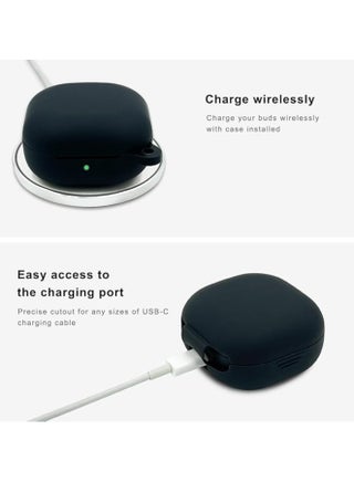 Silicone Case Compatible with Samsung Galaxy Buds Core Case (2025) with Cleaner Kit -Black - view 5