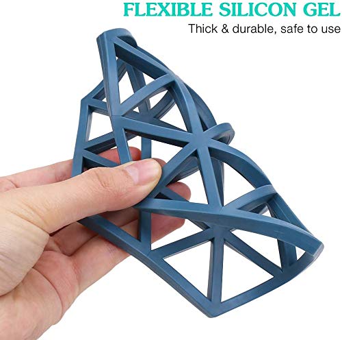 SIYANSHU Silicone Trivet Mats Hot Pads Heat Resistant Bowl Mats Dish Mats Drink Coasters Non-Slip Pot Holders for Home Kitchen Dining Table Decoration (Pack of-4, Mix Line&Triangle) - Image 3
