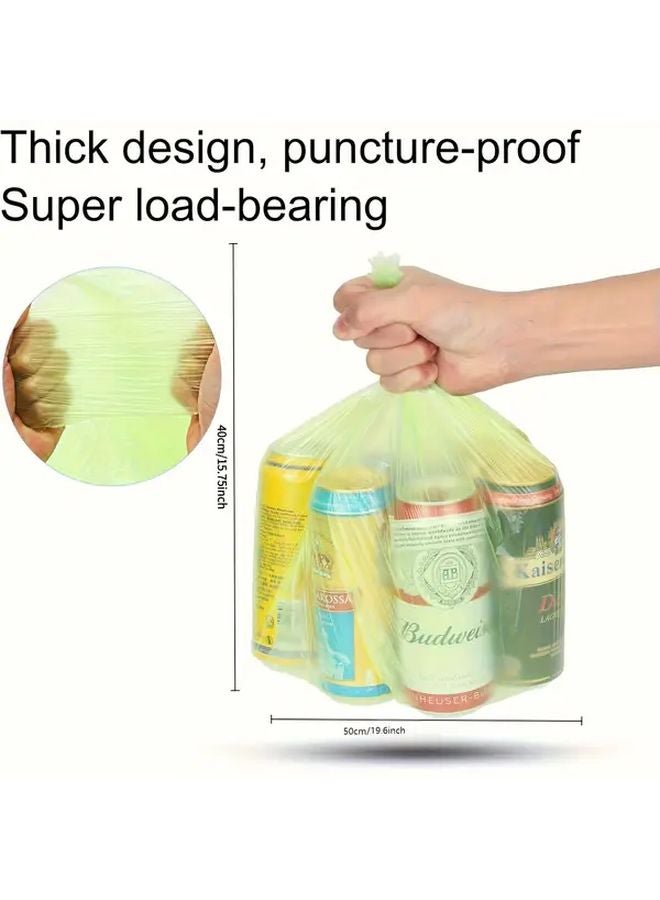 أكياس قمامة خضراء ثقيلة الوزن أكثر سمكًا بنسبة 20٪ عديمة الرائحة مقاومة للتسرب 100 قطعة - Image 2
