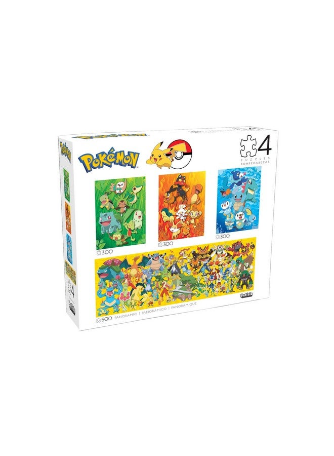 Buffalo Games - Pokemon - 4 x 1 Multipack - Multi Piece Jigsaw Puzzle For Adults -Challenging Puzzle Perfect for Game Nights - Finished Size Varies - Image 2