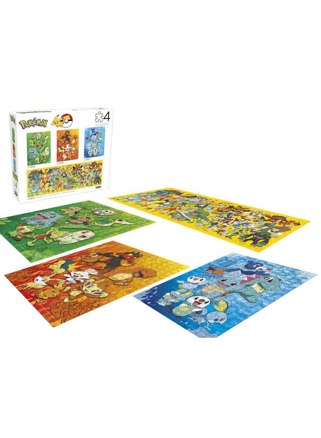 Buffalo Games - Pokemon - 4 x 1 Multipack - Multi Piece Jigsaw Puzzle For Adults -Challenging Puzzle Perfect for Game Nights - Finished Size Varies - Image 4