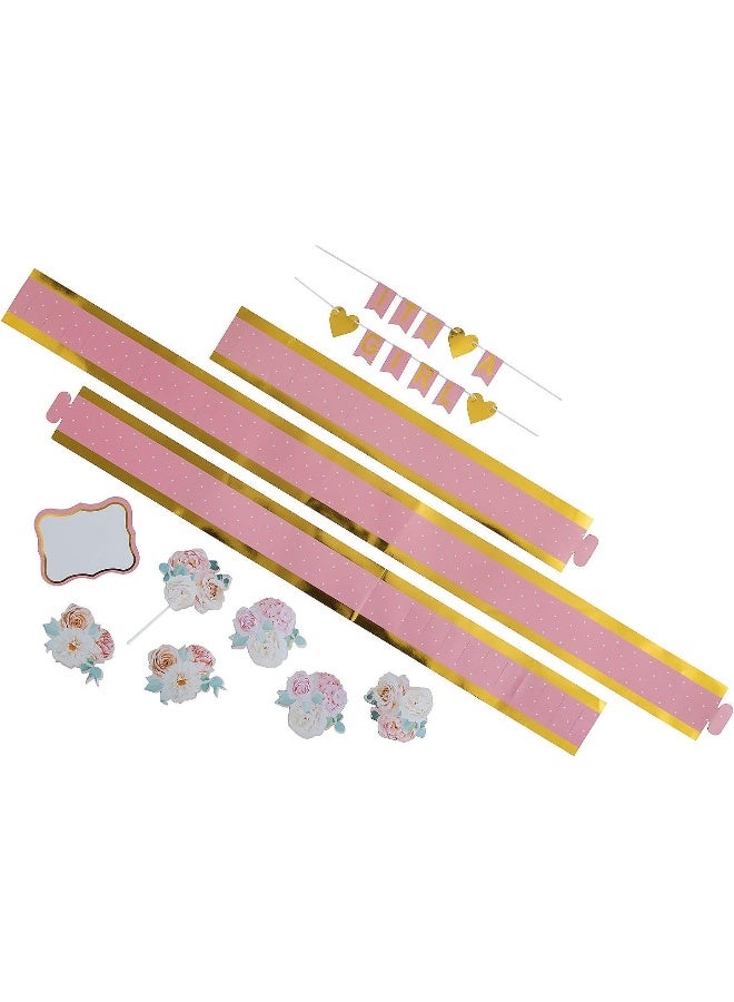 Fun Express It’s a Girl Diaper Cake Decorating Kit – 12 Pieces - Image 2