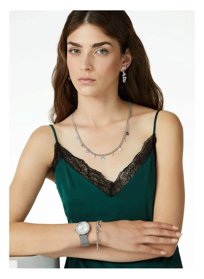 ليو جو Liu Jo Dancing Slim Mini Silver Watch - TLJ1687