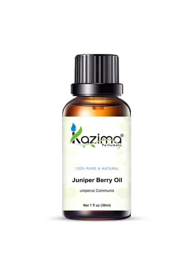 KAZIMA Juniper Berry Essential Oil - 100% Pure, Natural & Undiluted Oil for Skin Care & Hair Care, 30 ml - Image 2