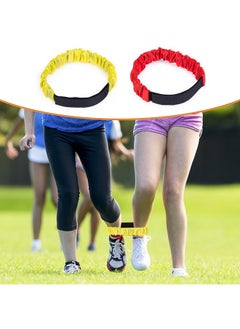 ThinkMax 4 Players Easter Outdoor Party Games for Kids and Family - Potato Sack Race Jumping Bags, Legged Relay Race Bands, Egg and Spoon Race and Inflatable Bunny Ring Toss Games - Easter Party Supplies  - Image 5