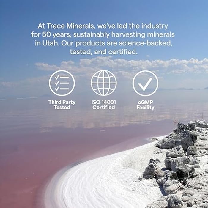 Trace Minerals معادن تتبع 40,000 فولت - يدعم الترطيب والطاقة والعضلات والقدرة على التحمل والقدرة على التحمل - مركز سائل متعدد المعادن والإلكتروليتات مع المغنيسيوم الأيوني والصوديوم والبوتاسيوم (48 حصة) - Image 5