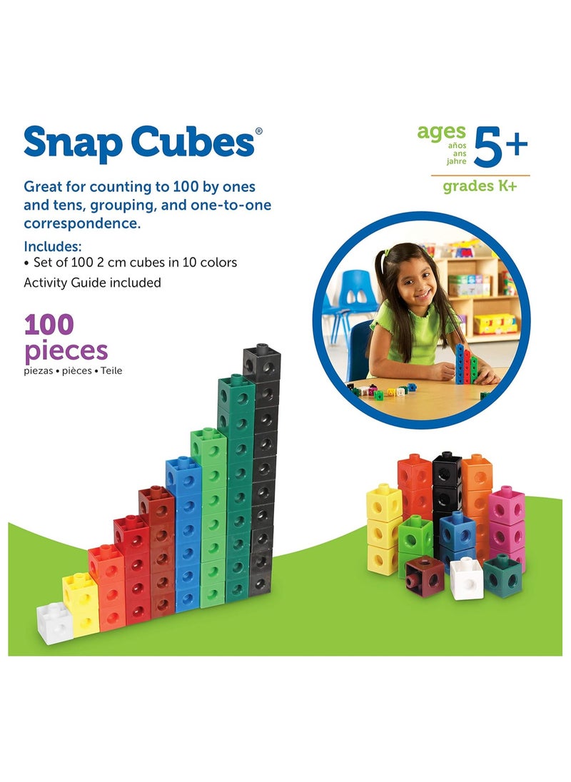 LEARNING RESOURSES Snap Cubes Set of 100  - Image 5