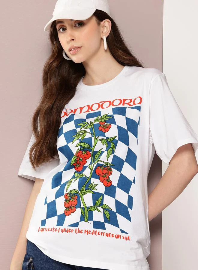 Dillinger Women Oversized Crew Neck T-Shirt