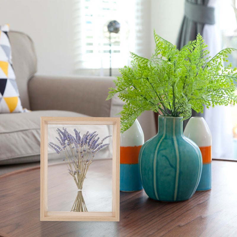 2pcs Dried Flower Frame Dried Flower Photo Frame Dried Flower Display Stand Decorative Floating Photo Frame - Image 3