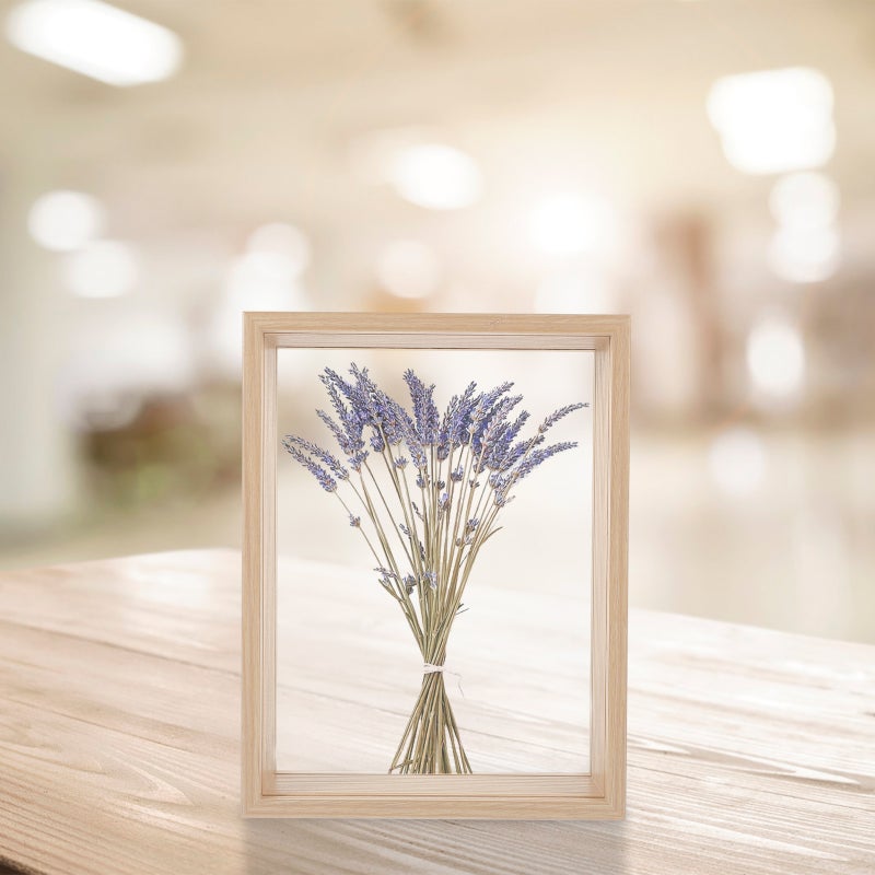 2pcs Dried Flower Frame Dried Flower Photo Frame Dried Flower Display Stand Decorative Floating Photo Frame - Image 2