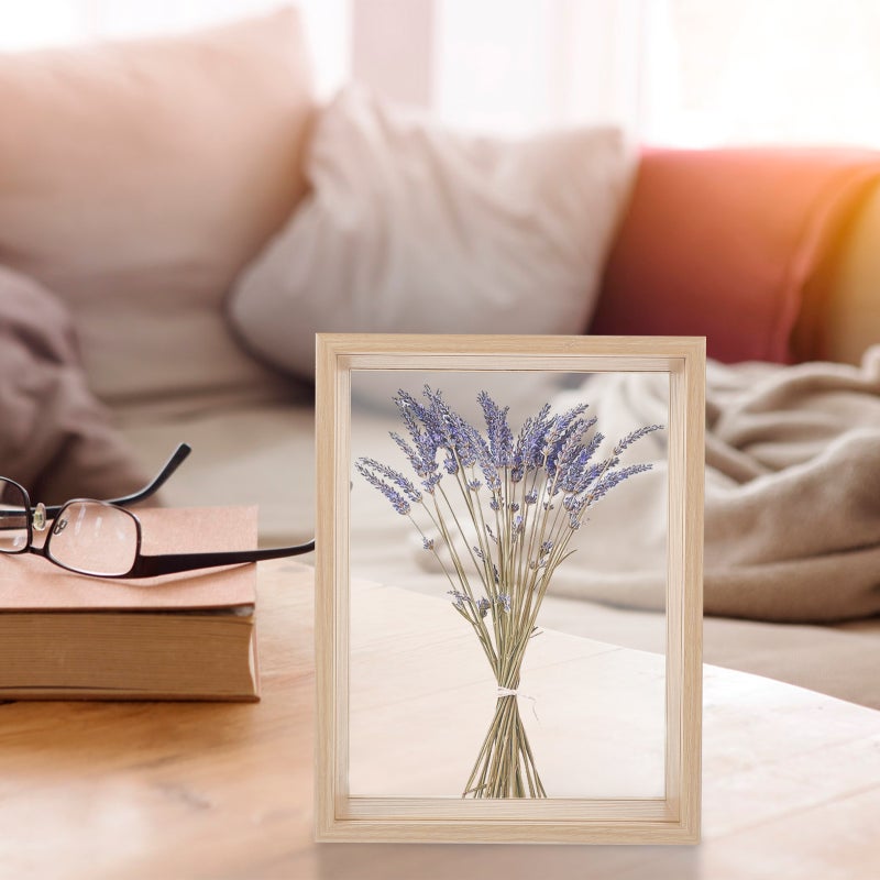 2pcs Dried Flower Frame Dried Flower Photo Frame Dried Flower Display Stand Decorative Floating Photo Frame - Image 4