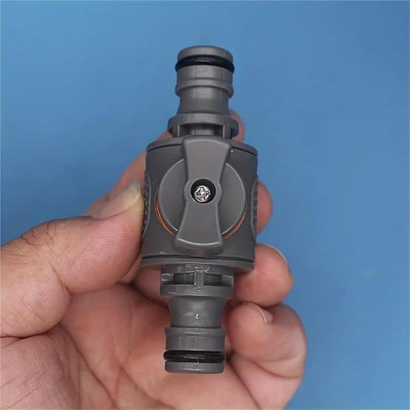 2 Pcs Garden Hose Quick Connect Valve Set Universal Thread Ball Valve Switch for Car Wash Pipe Repair - Image 4