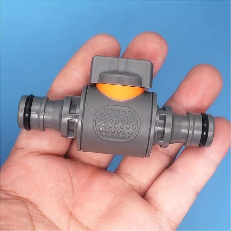 2 Pcs Garden Hose Quick Connect Valve Set Universal Thread Ball Valve Switch for Car Wash Pipe Repair - Image 3