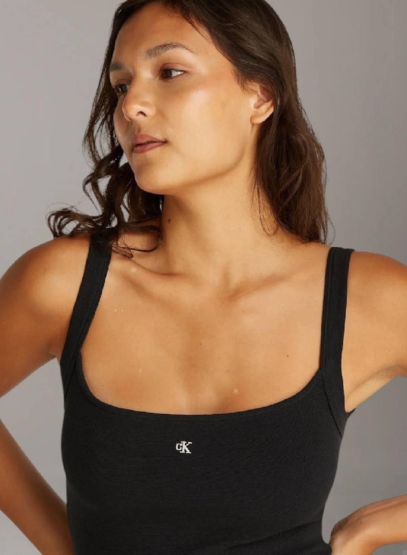 Calvin Klein Jeans Soft Knit Tank Dress - Image 3