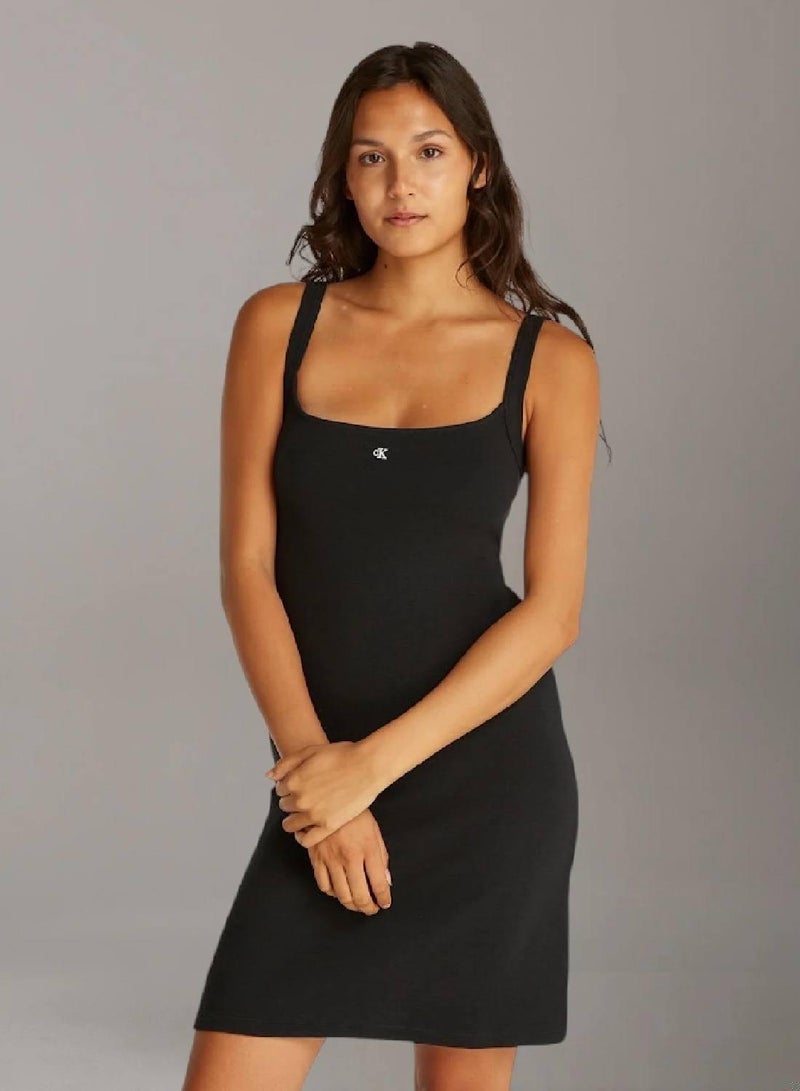 Calvin Klein Jeans Soft Knit Tank Dress - Image 4
