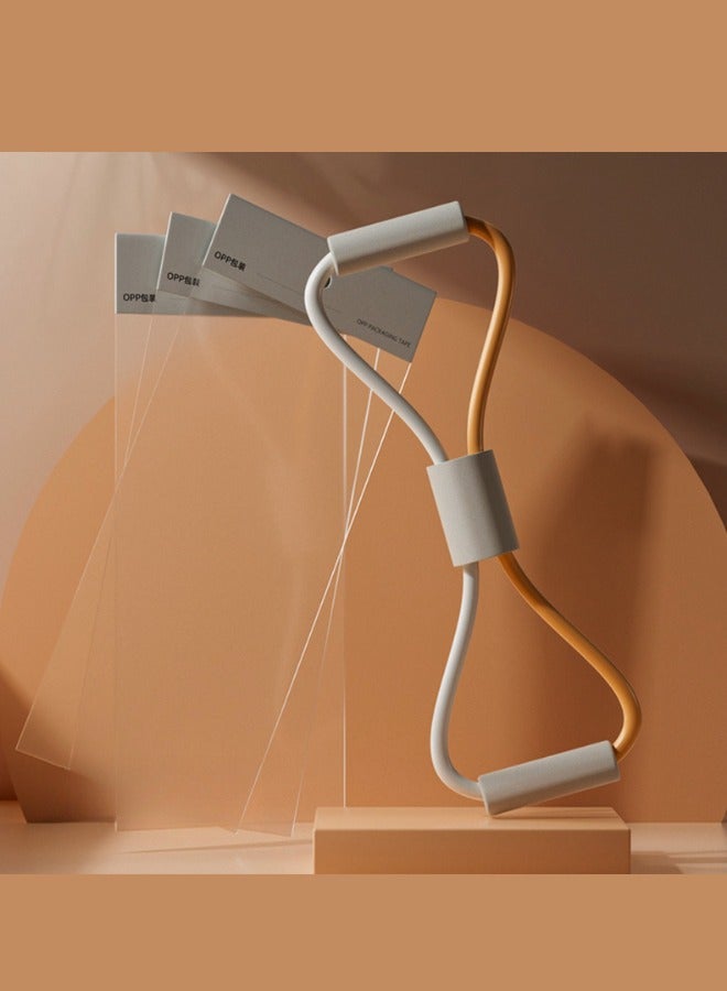 Agofyngs 8-character tensioner, back exercise stretching yoga resistance band, chest-protecting stretching, figure-8 shoulder-opening, beautiful back tension rope. - Image 1