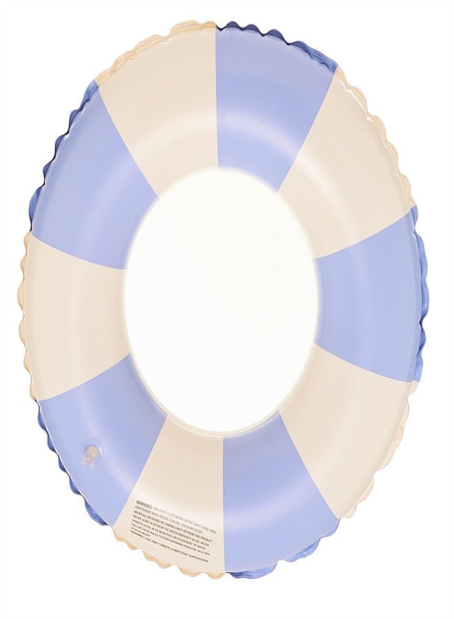 Loquat Children's Striped Swimming Ring  Blue  - Image 1