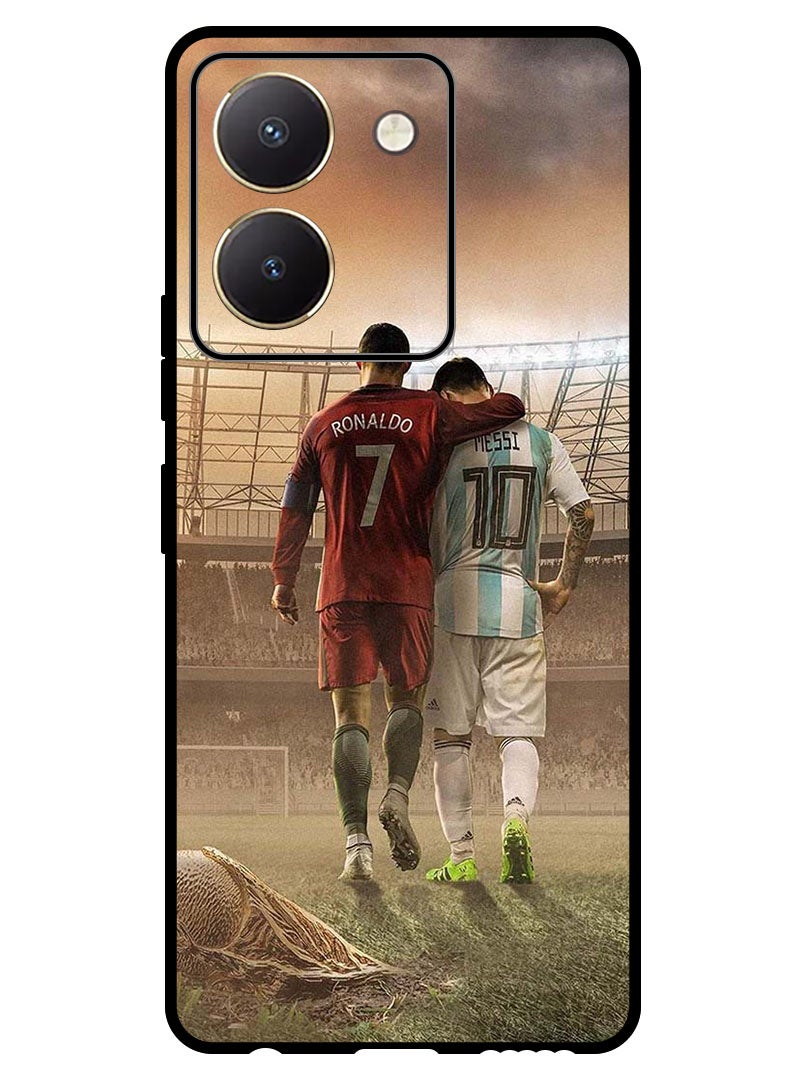 Theodor Protective Case Anti Scratch Shock Proof Bumper Cover For Vivo Y27s Ronaldo Messi - Image 1
