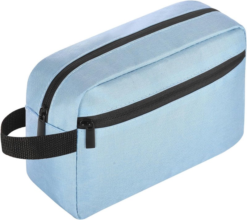 Icramsy Travel Toiletry bag Toiletry bag for women men Hanging Cosmetic bag Travel accessories for Women Men, Sky blue, Modern - Image 1