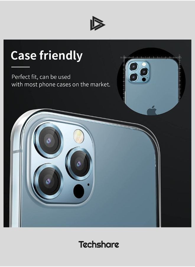 Techshare Camera Lens Protector For iPhone 13 Pro BLUE  - Image 4