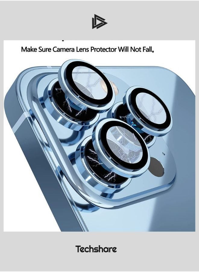 Techshare Camera Lens Protector For iPhone 13 Pro BLUE  - Image 3