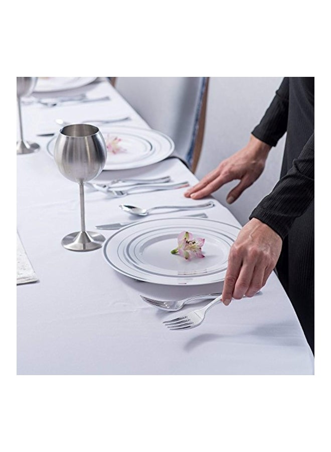 ستوك هوم طقم مكون من 125 شوكة للاستخدام مرة واحدة - Image 2