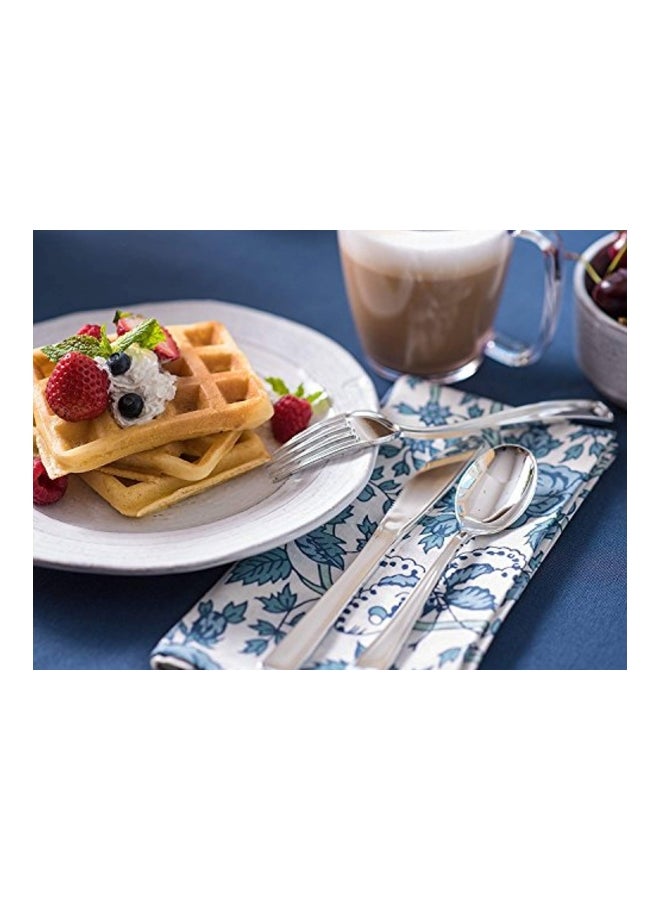 ستوك هوم طقم مكون من 125 شوكة للاستخدام مرة واحدة - Image 4