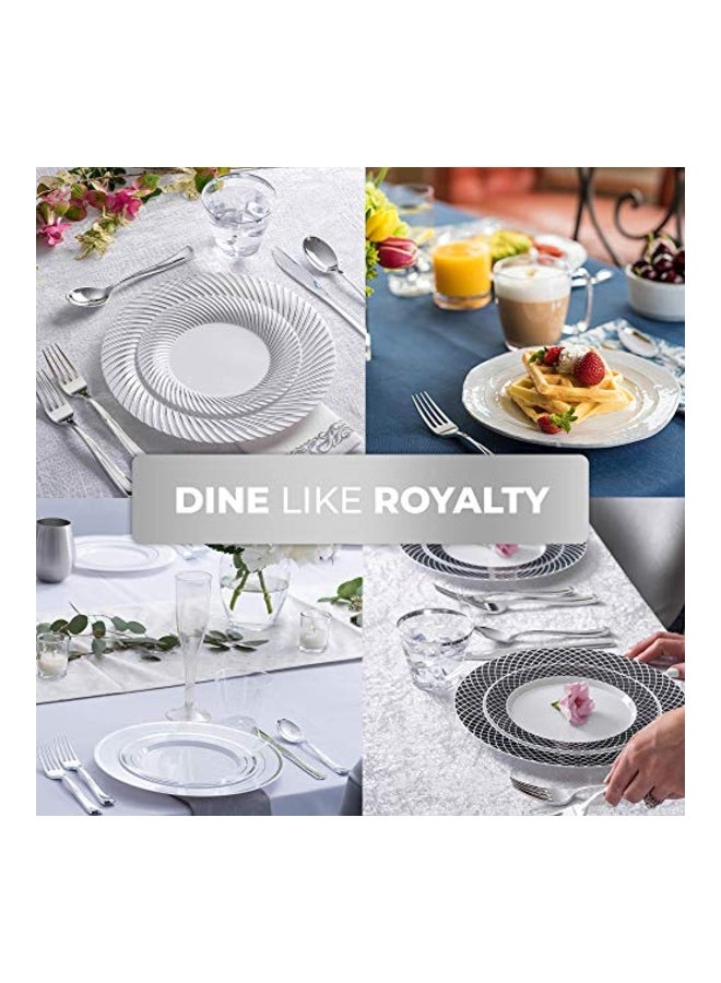 ستوك هوم طقم مكون من 125 شوكة للاستخدام مرة واحدة - Image 3