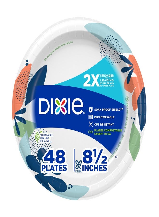 DIXIE® 8.5 INCH PAPER PLATES, 48 COUNT - Image 1