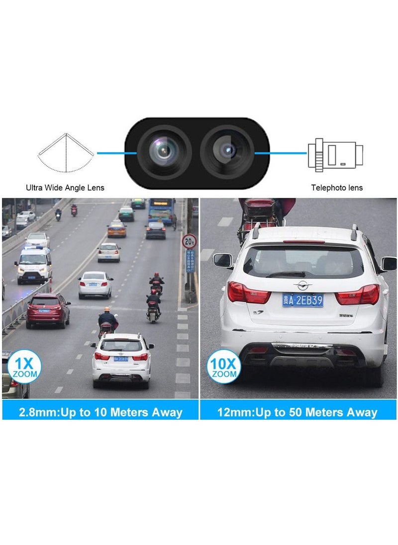 JORTAN - 3K Wi-Fi PTZ Camera, 8X Zoom, Motion Detection, Motion Tracking, Full Color Night Vision, Two Way Audio, IP66 Waterproof, Motion Alarm, 24/7 Recording, PTZ Control Wi-Fi Camera - Image 1
