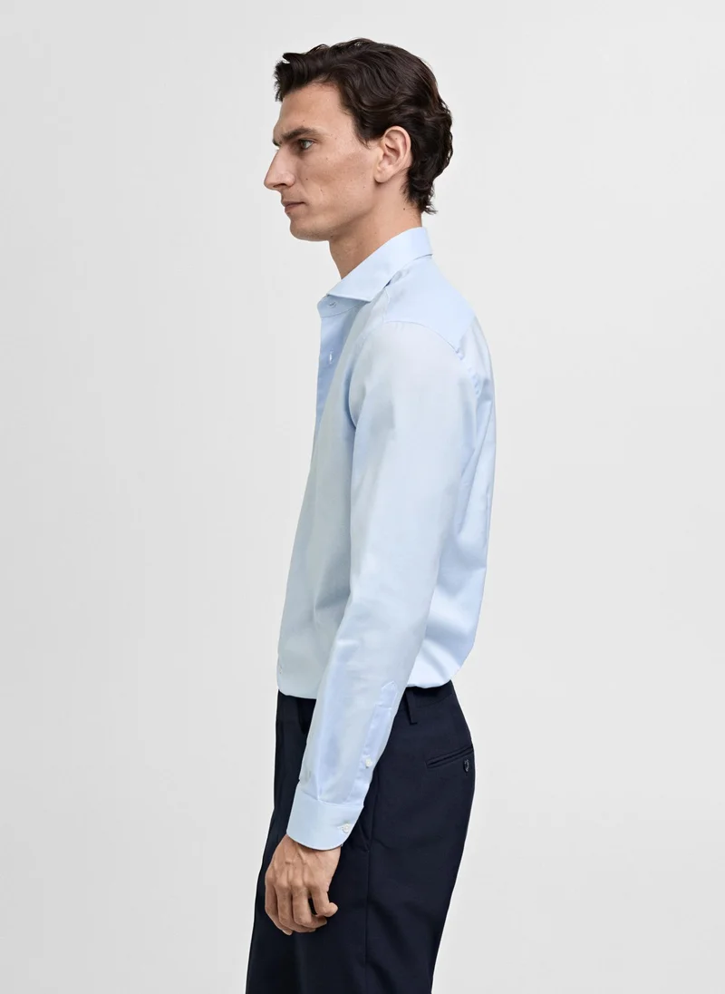 Mango Man Emeritol Long Sleeve Regular Fit Shirt