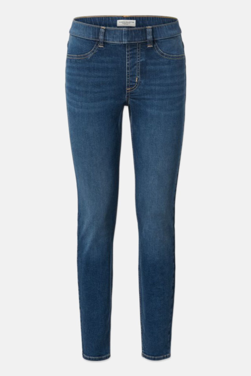 Tchibo جينز نسائي ضيق عالي الخصر بقصة مستقيمة، أزرق - Image 2