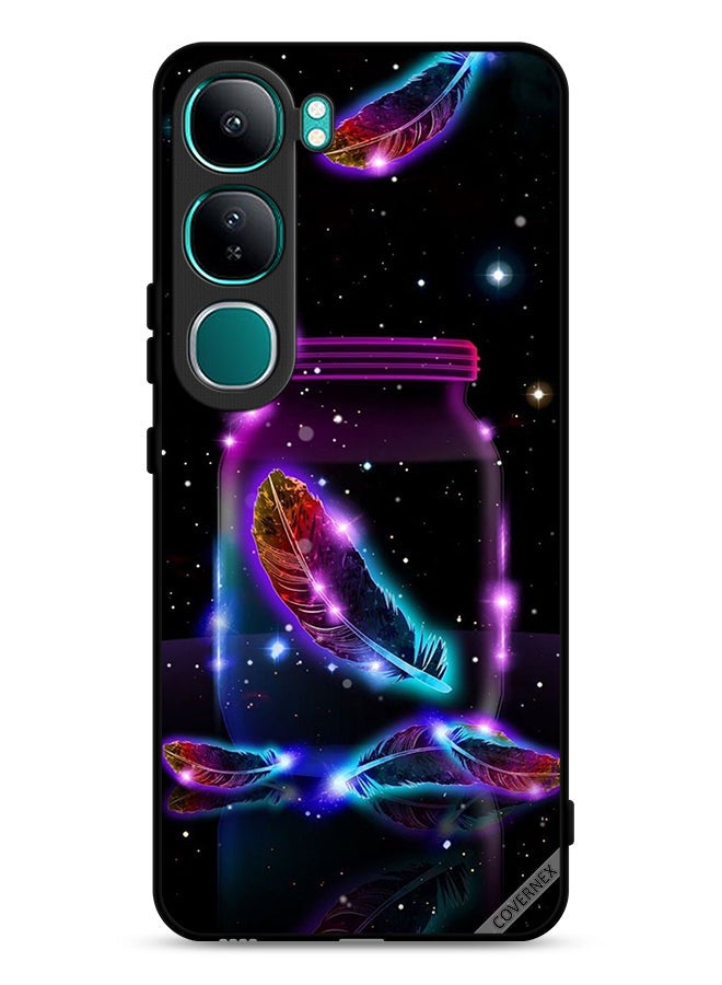 Covernex vivo Y300 5G Protective Case Cover Feathers In Jar - Image 1