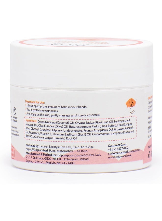 CITTA Moisturizing Baby Balm for Babies, Kids & Adult with Shea Butter & Vitamin E for Newborns and Kids | 200 g - Image 2