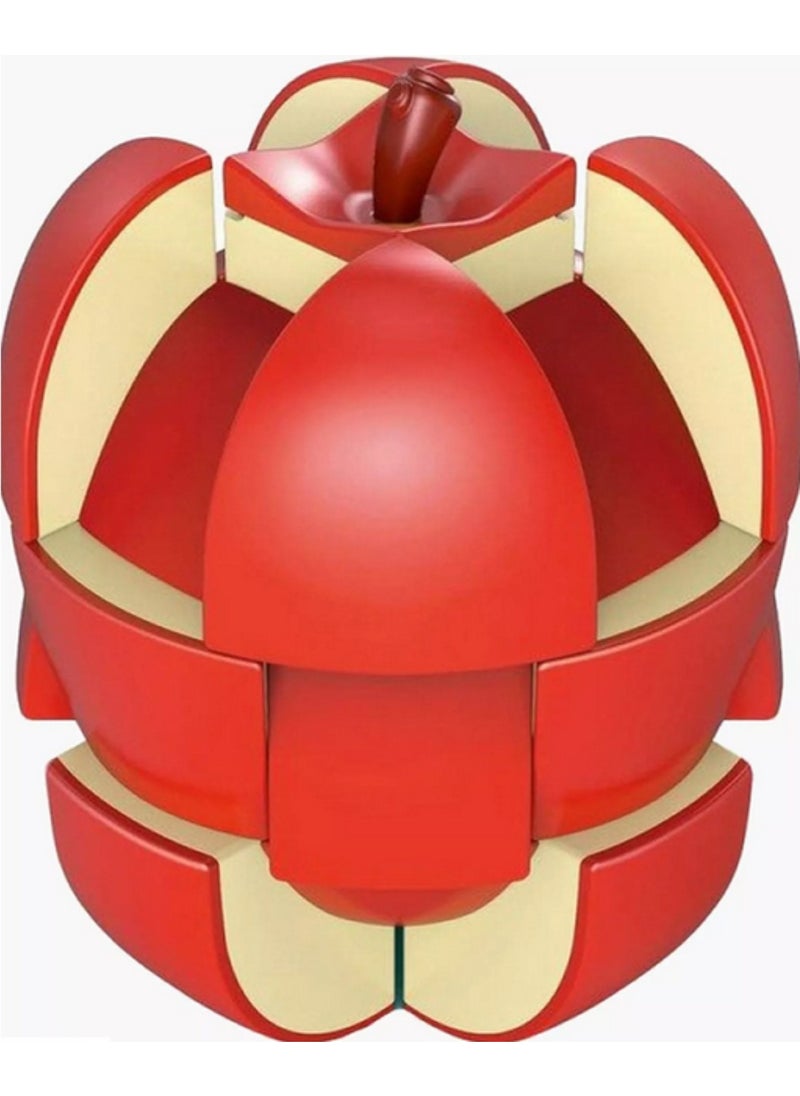 Toyfest Fruit Series Intelligence Cube - Mind Cube - Patience Cube - Magic Cube - Apple  - Image 2