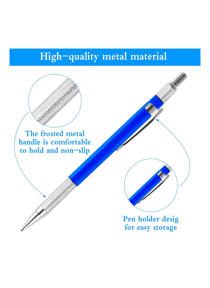 3Pcs Art Mechanical Pencils Set 2.0mm Propelling Pencils with 3 Boxes Automatic Pencil HB Mechanical Pencils Set with 36Pcs HB Leads Refill for Sketching Crafting Art Drawing