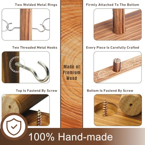 MABUA Ring Toss Game for Outdoor - 25 Ropes, 5 Pegs,1 Carry Bag - Yard, Outdoor Games for Adults and Family – Ring Toss Rings, Backyard, Horse, Fun, Lawn, Outside, Indoor, Ring Toss Games for Adults - Image 4