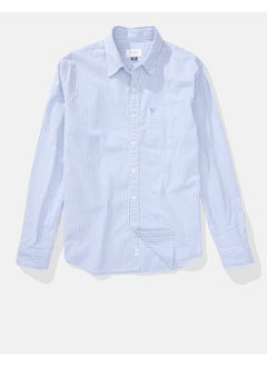 AE Striped Everyday Oxford Button-Up Shirt