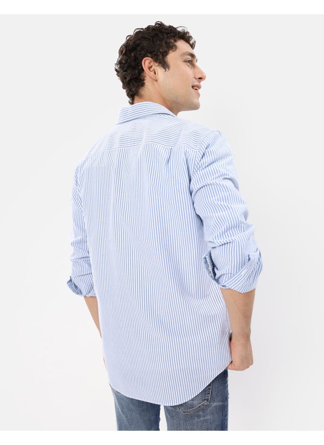 American Eagle - AE Striped Everyday Oxford Button-Up Shirt - Image 1