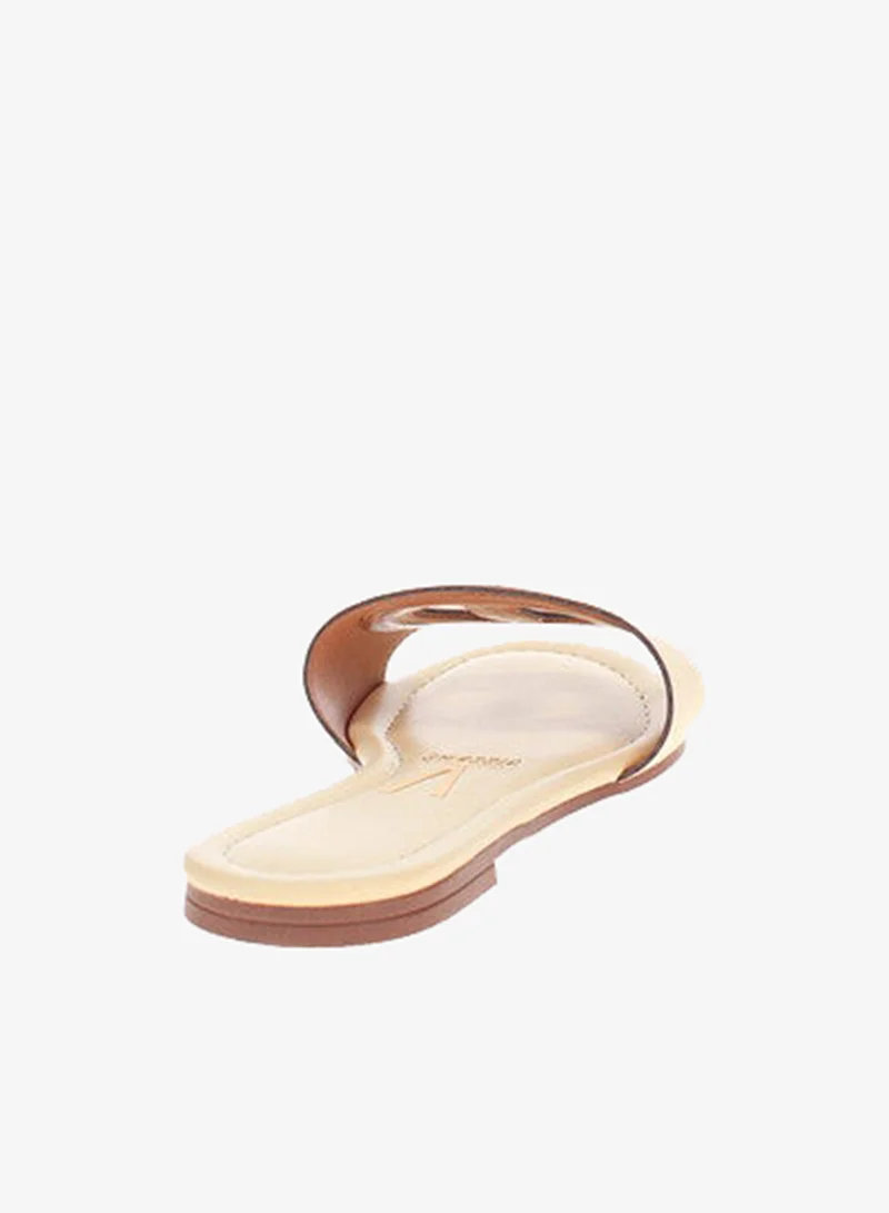 Vizzano  Vizzano Ladies Flat Sandals Yellow | Made In Brazil for Women | Best Price UAE