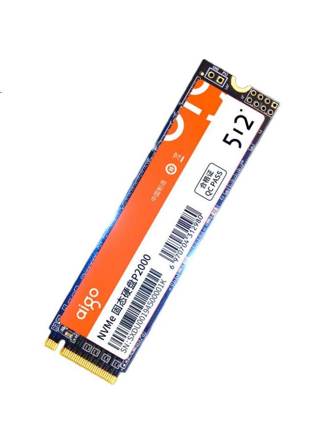 aigo Aigo 512Gb Ssd, M.2 Interface, Nvme Protocol Pcie 3.0, Selected Chips, Compatible With Laptops And Desktops, Read Speed 2100Mb/S, P2000 - Image 2