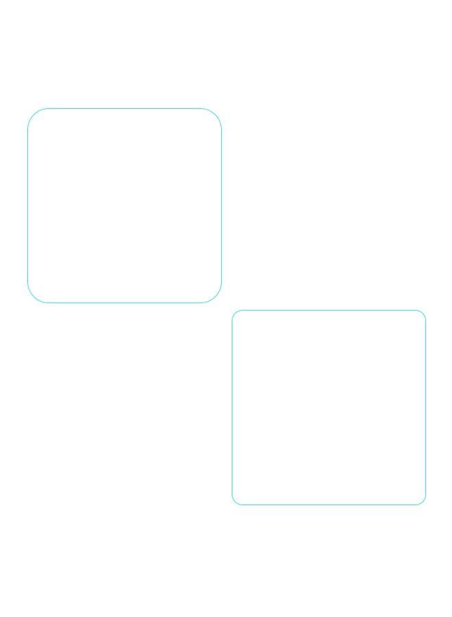 NIBEMINENT 2-Piece Tempered Glass Screen Protector For Insta360 One R 7.2x5.6x1.6cm Clear - Image 1