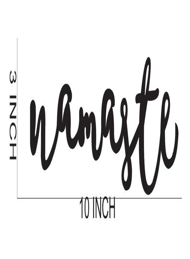 300Sparkles MDF Letter Namaste Cutout Home Decor Kids Room Wall Decoration Mulit Purpose Art&Crafts 10x3 Inch - Image 2