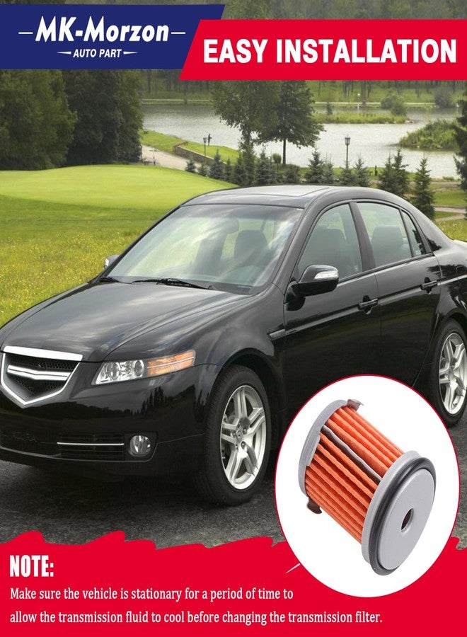 MK-Morzon Auto Transmission Filter with Transmission Oil-fluid Cooler O-rings Compatible with Acura TL/Honda Accord CR-V Civic Pilot Replaces# 25450-P4V-013 - Image 5