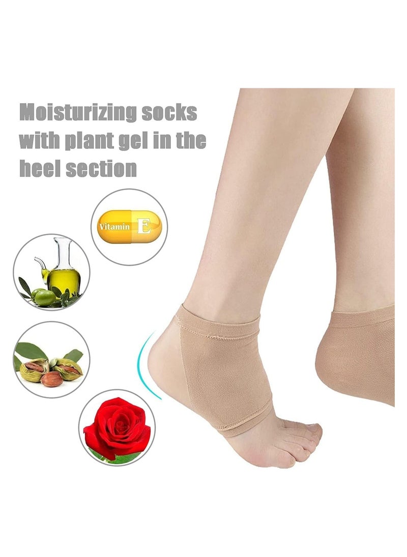 Yameem - 2 Pairs Heel Socks for Dry Cracked feet - Image 1