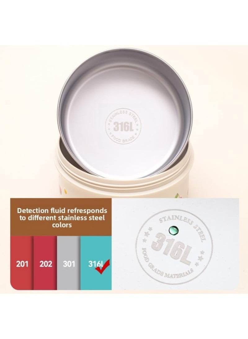 Changli Stainless Steel Bento Box Adult Lunch Box, Bento box with Thermos,Portable Insulated Food Lunch Container Set, 4 Separate Stackable Lunch Container Microwave - Image 2