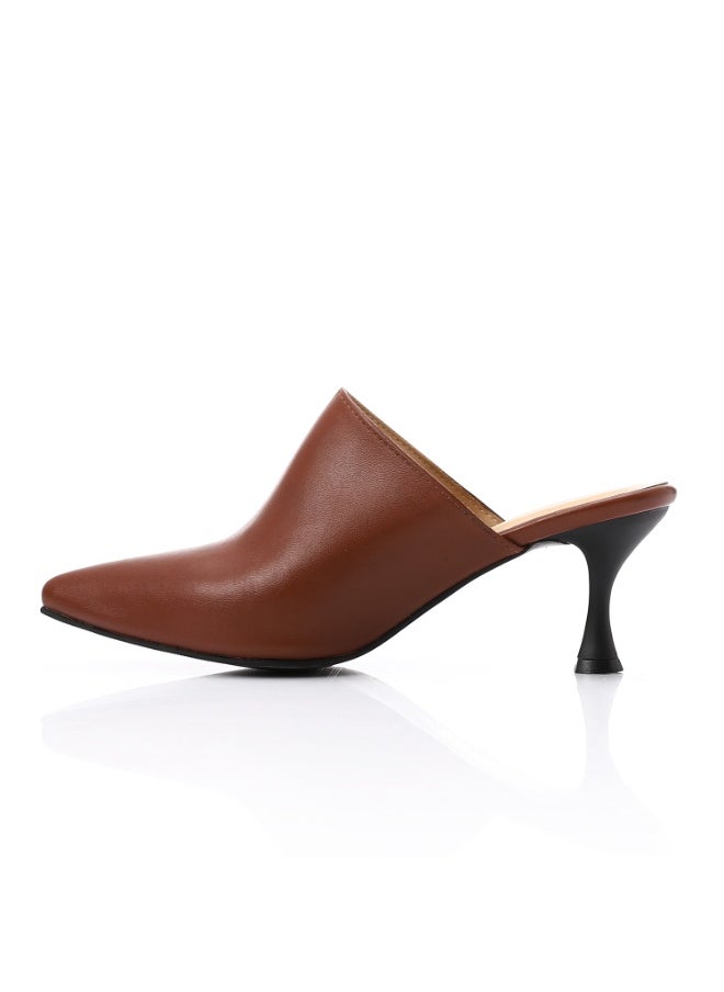 Mr.joe Mr Joe Elegant Pointed Pumps For Women- Brown-3008  - Image 4