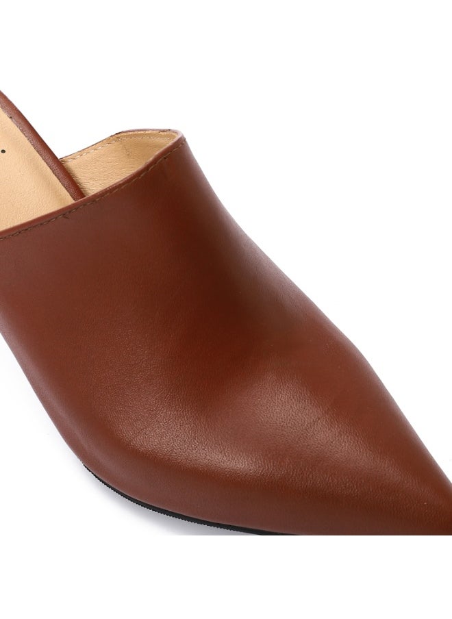 Mr.joe Mr Joe Elegant Pointed Pumps For Women- Brown-3008  - Image 5