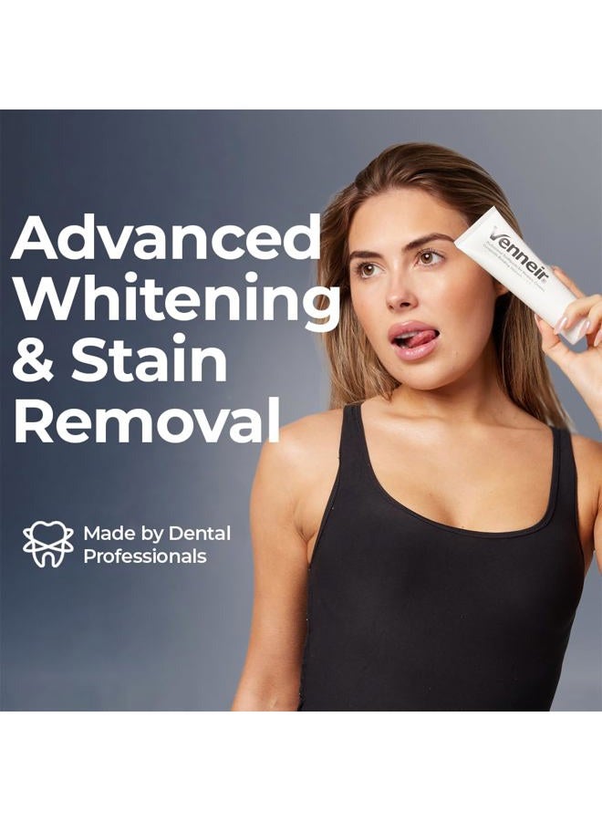 Venneir Professional Toothpaste for Cosmetic Smiles, Advanced Stain-Removal, 2.5 oz - Image 3