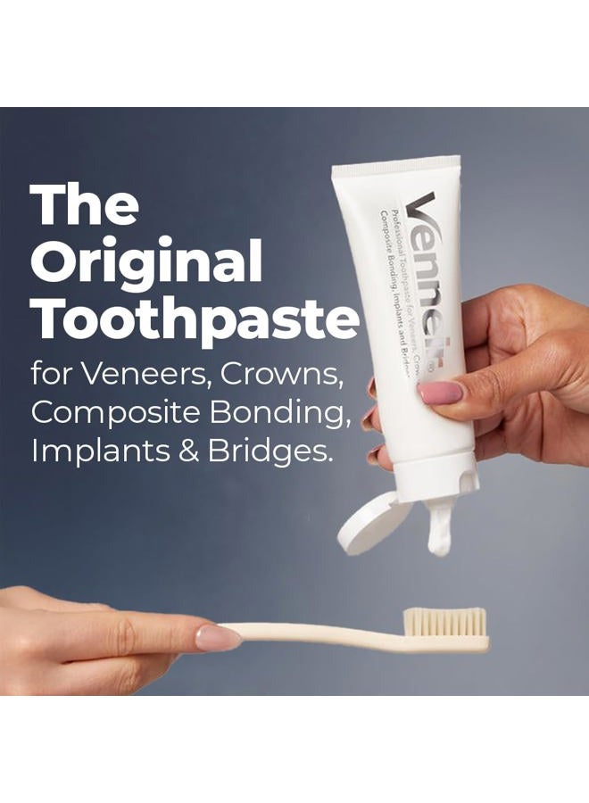 Venneir Professional Toothpaste for Cosmetic Smiles, Advanced Stain-Removal, 2.5 oz - Image 2